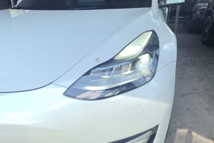Used Tesla Model 3 2021 Revised Version II – Performance High-Performance All-Wheel-Drive Edition Left Front Headlight