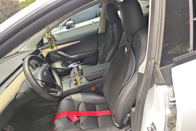 Used Tesla Model 3 2021 Performance High-Performance All-Wheel-Drive Version Left Front Seat