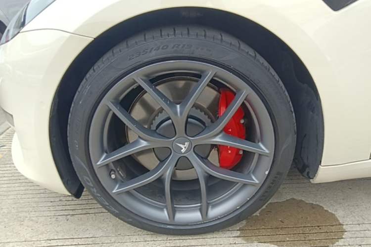 Used Tesla Model 3 2021 Performance High-Performance All-Wheel-Drive Version Left Front Wheel Hub