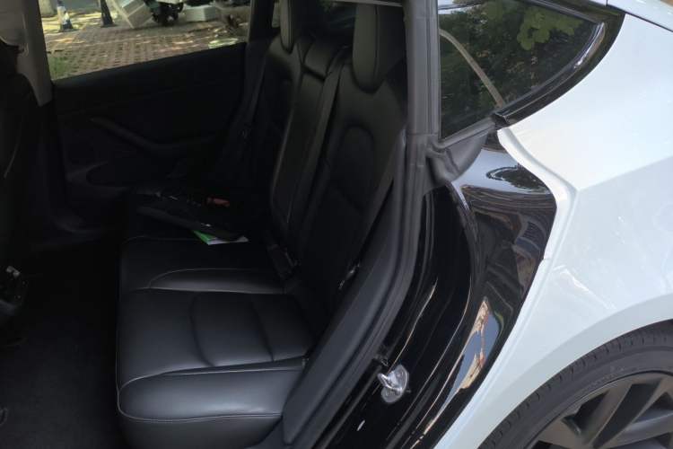 Used Tesla Model 3 2021 Revised Version Standard Range Rear-Wheel Drive Upgraded Edition 3D1 Left Rear Seat
