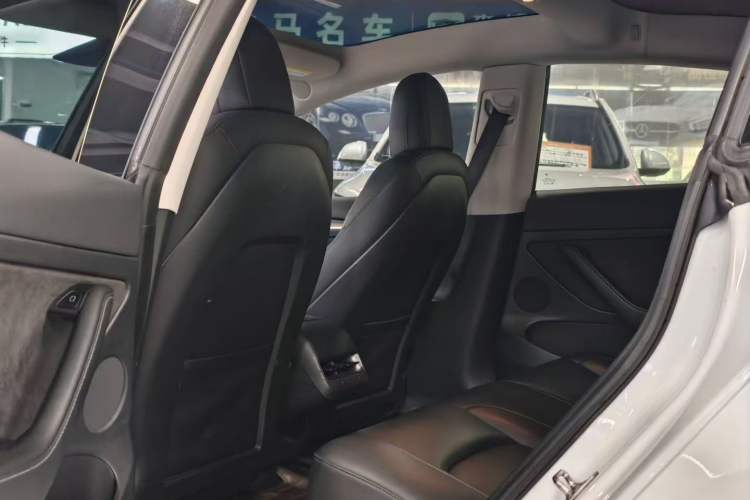 Used Tesla Model 3 2021 Standard Range Rear-Wheel Drive Upgraded Version 3D6 Left Rear Seat