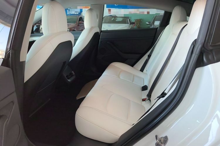 Used Tesla Model 3 2021 Standard Range Rear-Wheel Drive Upgraded Version 3D6 Left Rear Seat