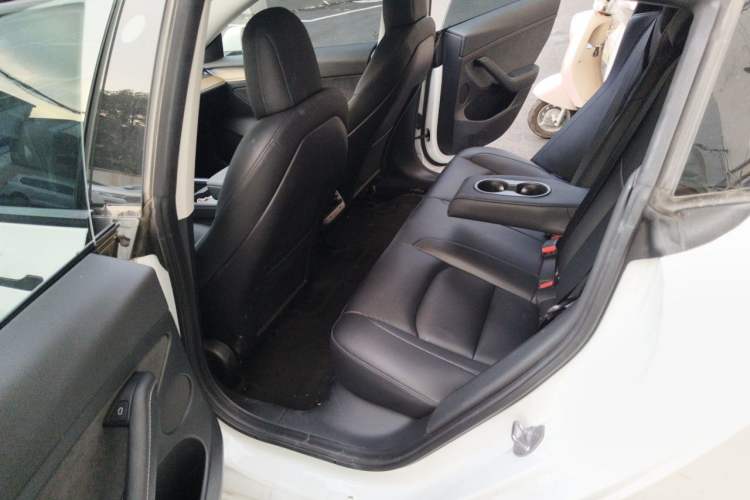 Used Tesla Model 3 2021 Revised Version Standard Range Rear-Wheel Drive Upgraded Edition 3D1 Left Rear Seat