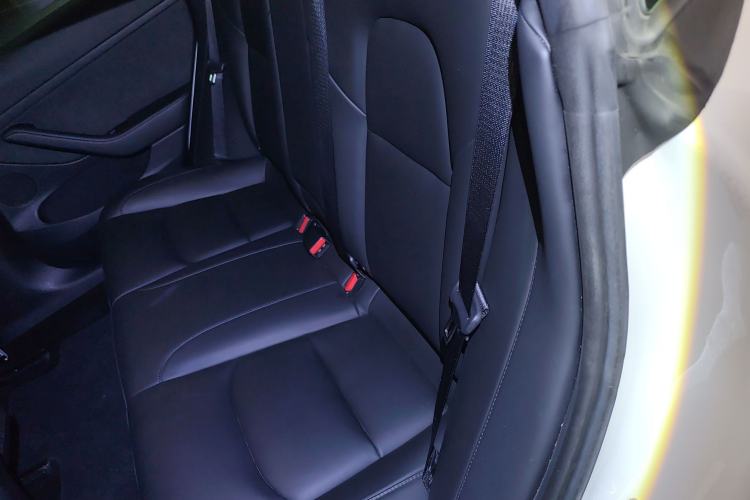 Used Tesla Model 3 2021 Performance High-Performance All-Wheel-Drive Version Left Rear Seat