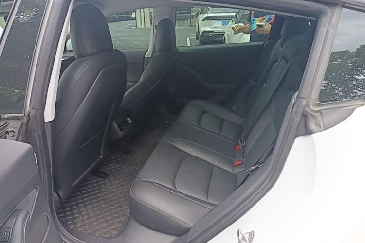 Used Tesla Model 3 2021 Standard Range Rear-Wheel Drive Upgraded Version 3D6 Left Rear Seat