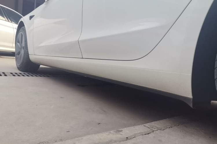 Used Tesla Model 3 2021 Standard Range Rear-Drive Upgraded Version Left Side Sill