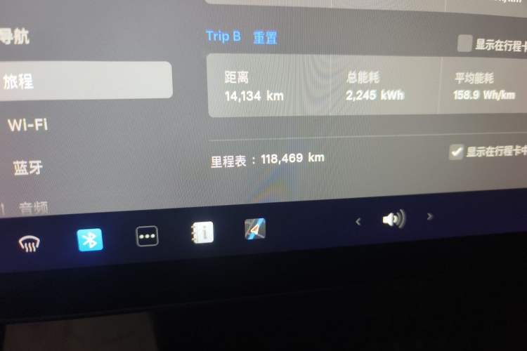 Used Tesla Model 3 2021 Performance High-Performance All-Wheel-Drive Version Odometer Close Up