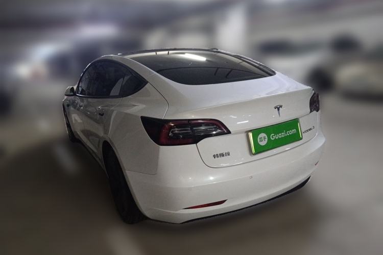 Used Tesla Model 3 2021 Revised Version Standard Range Rear-Wheel Drive Upgraded Edition 3D1 Rear Left 45 Deg