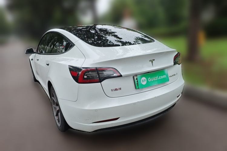 Used Tesla Model 3 2021 Standard Range Rear-Drive Upgraded Version Rear Left 45 Deg