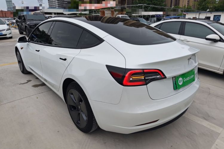 Used Tesla Model 3 2021 Revised Version Standard Range Rear-Wheel Drive Upgraded Edition 3D1 Rear Left 45 Deg