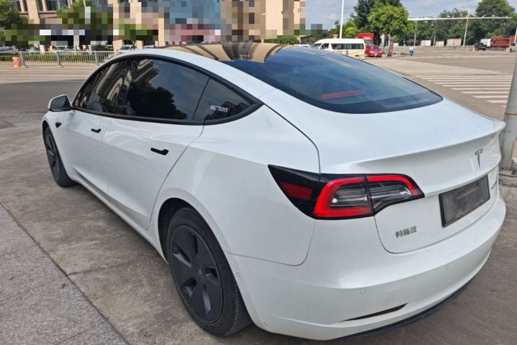 Used Tesla Model 3 2021 Standard Range Rear-Wheel Drive Upgraded Version 3D6 Rear Left 45 Deg