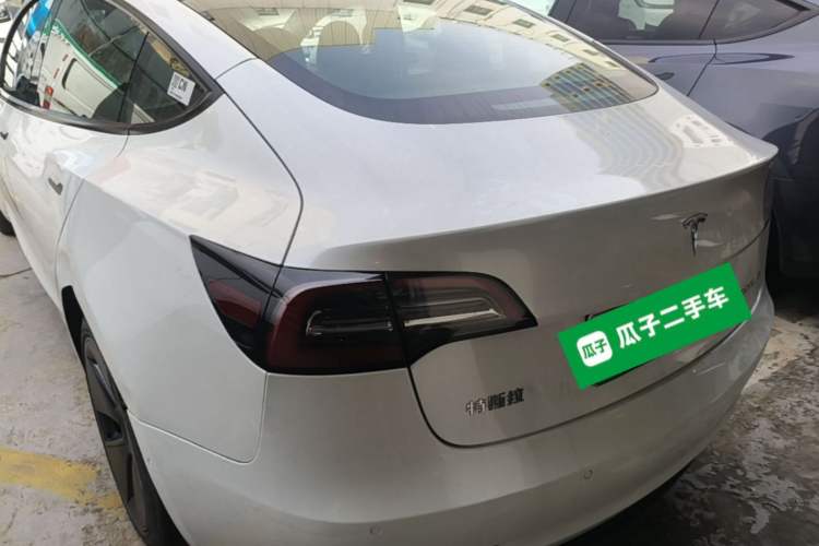 Used Tesla Model 3 2021 Revised Version Standard Range Rear-Wheel Drive Upgraded Edition 3D1 Rear Left 45 Deg