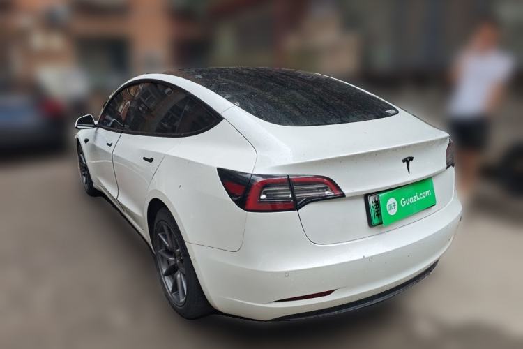 Used Tesla Model 3 2021 Standard Range Rear-Drive Upgraded Version Rear Left 45 Deg
