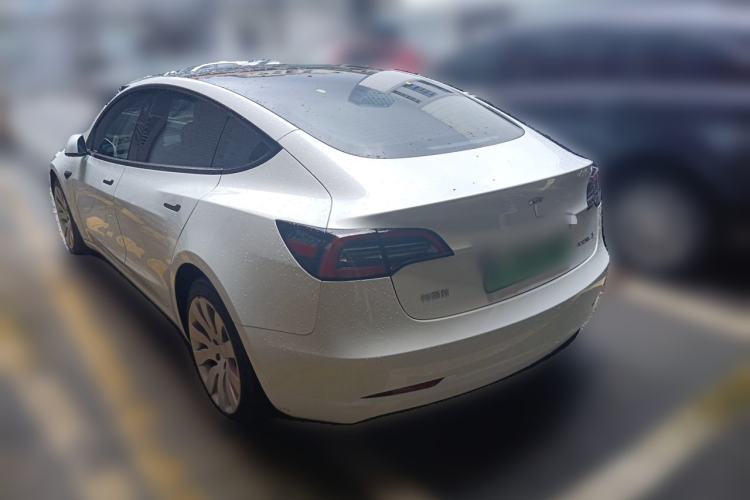 Used Tesla Model 3 2021 Standard Range Rear-Wheel Drive Upgraded Version 3D6 Rear Left 45 Deg