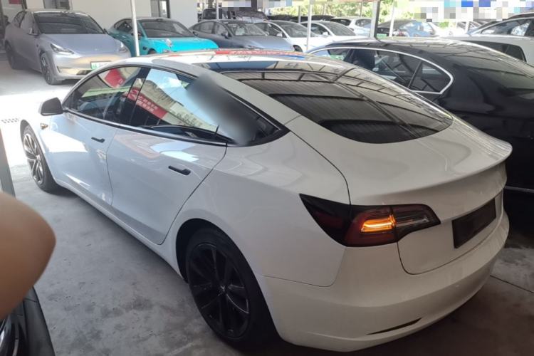 Used Tesla Model 3 2021 Revised Version Standard Range Rear-Wheel Drive Upgraded Edition 3D1 Rear Left 45 Deg