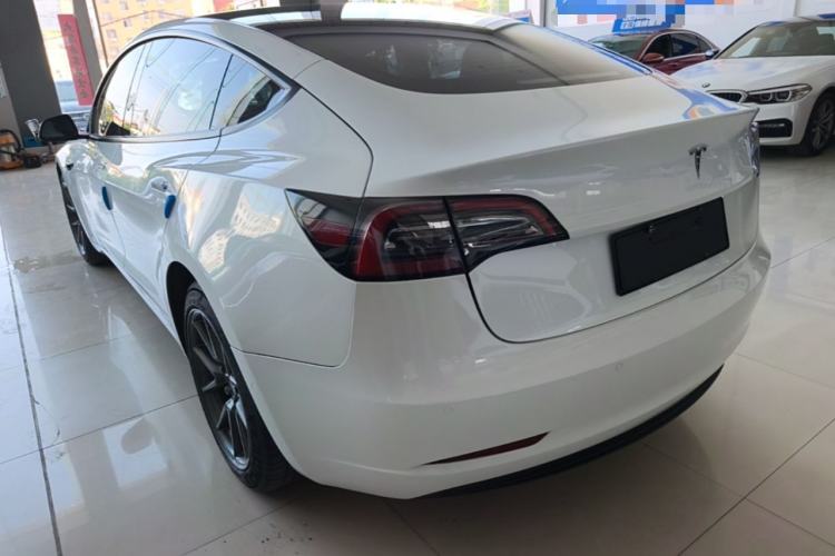 Used Tesla Model 3 2021 Standard Range Rear-Wheel Drive Upgraded Version 3D6 Rear Left 45 Deg