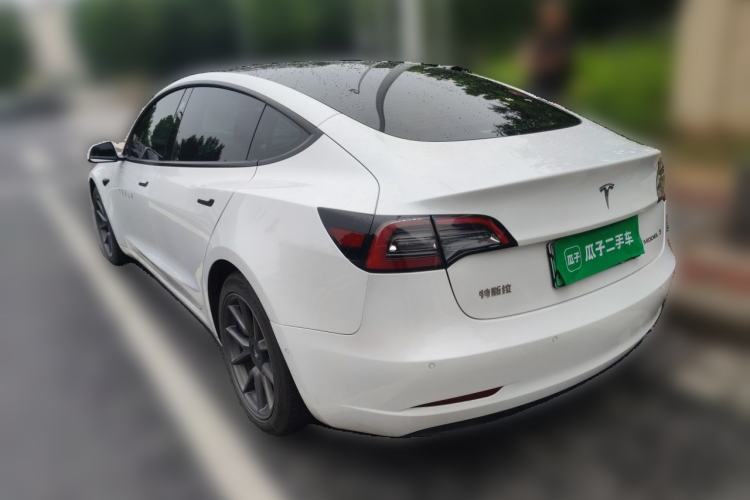 Used Tesla Model 3 2021 Standard Range Rear-Drive Upgraded Version Rear Left 45 Deg