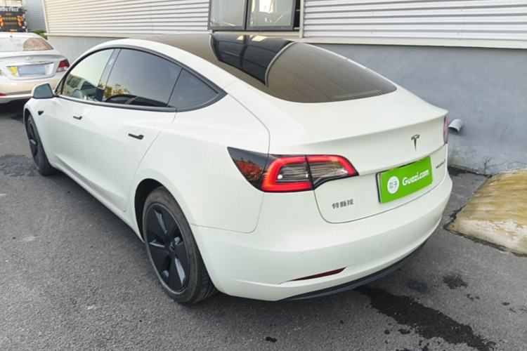 Used Tesla Model 3 2021 Standard Range Rear-Wheel Drive Upgraded Version 3D6 Rear Left 45 Deg