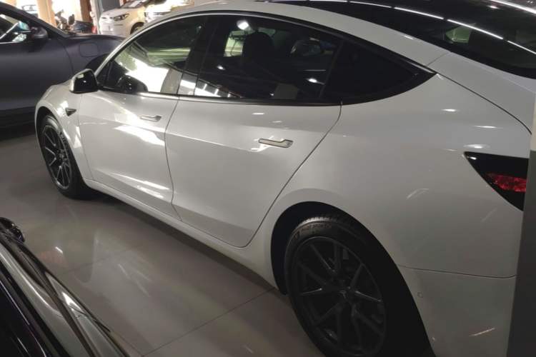 Used Tesla Model 3 2021 Standard Range Rear-Drive Upgraded Version Rear Left 45 Deg