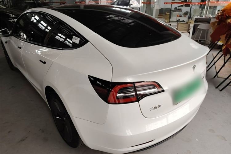 Used Tesla Model 3 2021 Revised Version Standard Range Rear-Wheel Drive Upgraded Edition 3D1 Rear Left 45 Deg