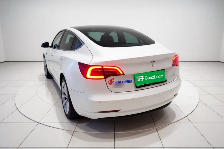 Used Tesla Model 3 2021 Standard Range Rear-Drive Upgraded Version Rear Left 45 Deg