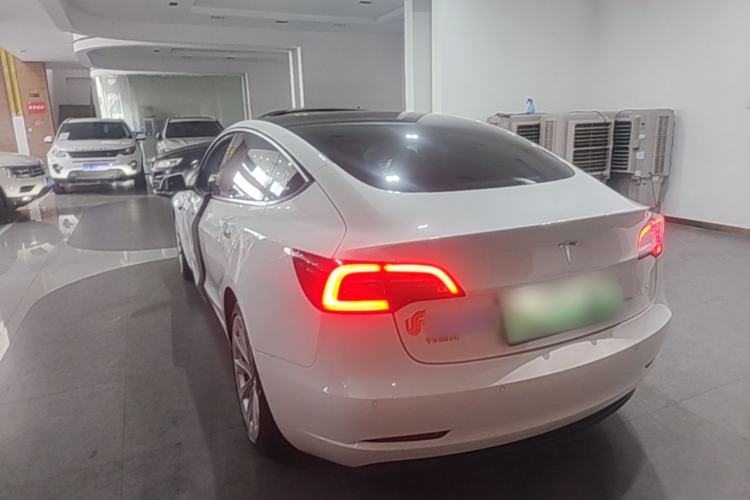 Used Tesla Model 3 2021 Standard Range Rear-Drive Upgraded Version Rear Left 45 Deg