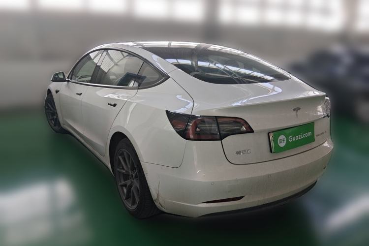 Used Tesla Model 3 2021 Standard Range Rear-Drive Upgraded Version Rear Left 45 Deg