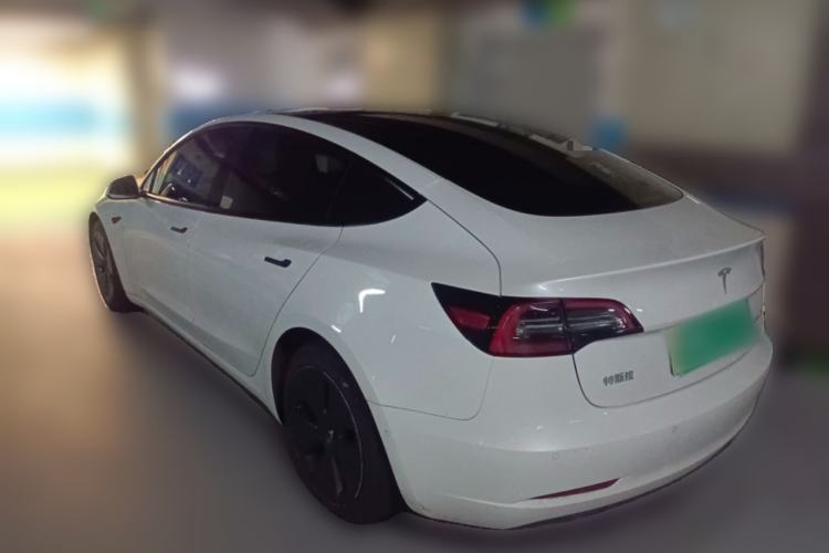 Used Tesla Model 3 2021 Standard Range Rear-Drive Upgraded Version Rear Left 45 Deg