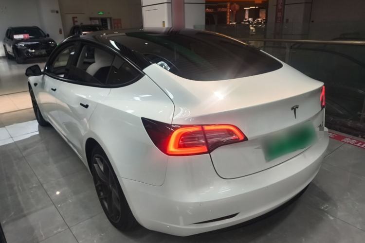 Used Tesla Model 3 2021 Revised Version II – Performance High-Performance All-Wheel-Drive Edition Rear Left 45 Deg