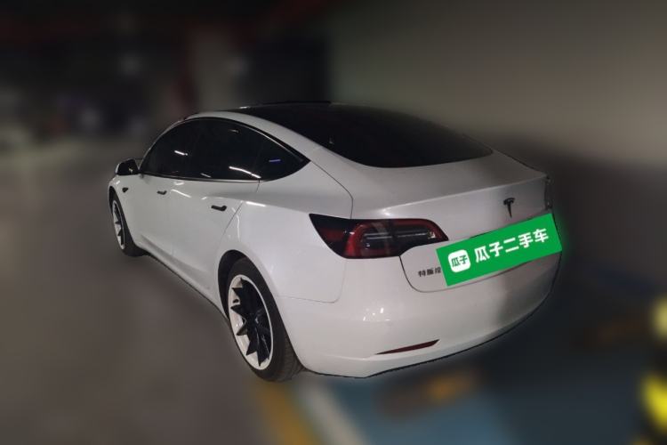 Used Tesla Model 3 2021 Standard Range Rear-Drive Upgraded Version Rear Left 45 Deg