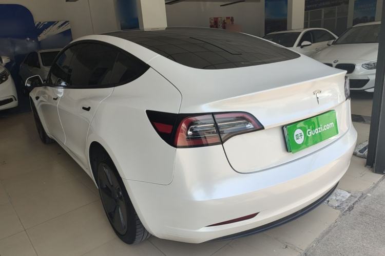 Used Tesla Model 3 2021 Standard Range Rear-Wheel Drive Upgraded Version 3D6 Rear Left 45 Deg