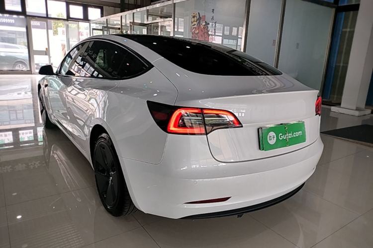 Used Tesla Model 3 2021 Standard Range Rear-Drive Upgraded Version Rear Left 45 Deg