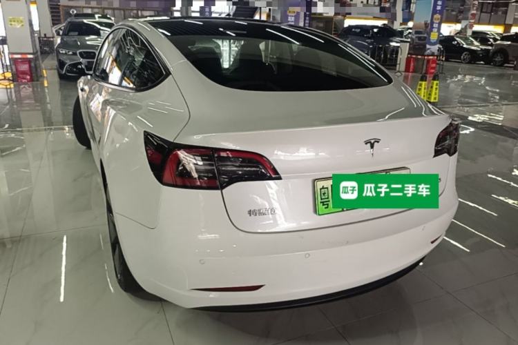 Used Tesla Model 3 2021 Revised Version Standard Range Rear-Wheel Drive Upgraded Edition 3D1 Rear Left 45 Deg