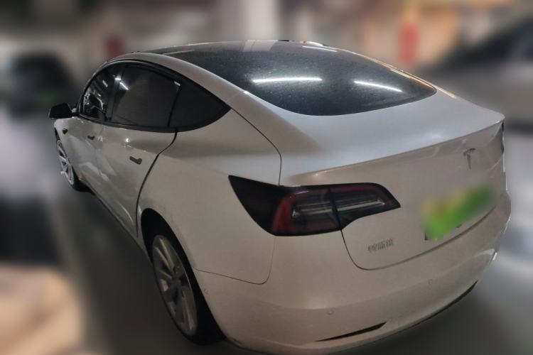 Used Tesla Model 3 2021 Standard Range Rear-Wheel Drive Upgraded Version 3D6 Rear Left 45 Deg
