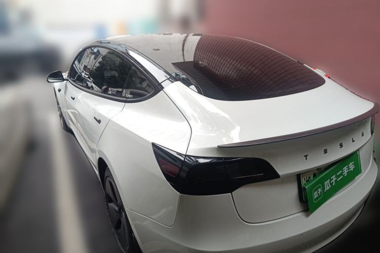 Used Tesla Model 3 2021 Revised Version Standard Range Rear-Wheel Drive Upgraded Edition 3D1 Rear Left 45 Deg