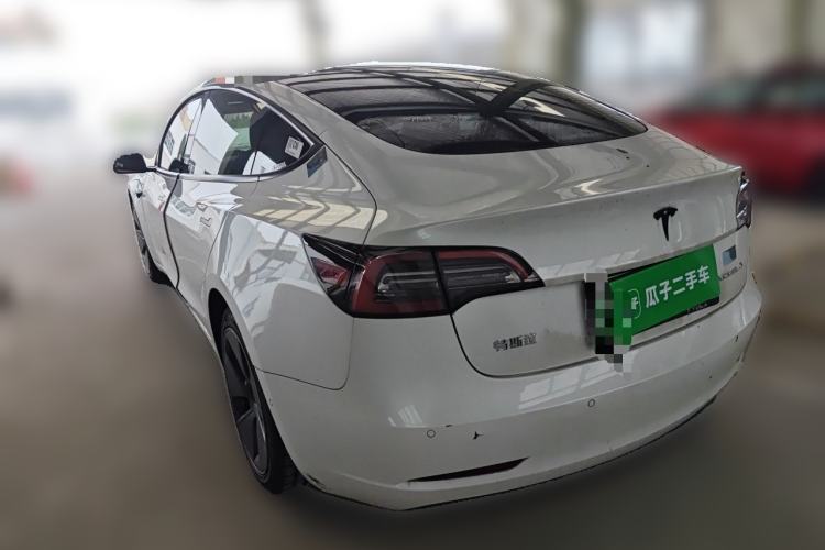 Used Tesla Model 3 2021 Standard Range Rear-Drive Upgraded Version Rear Left 45 Deg