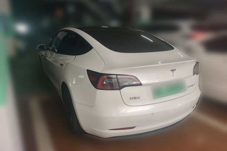 Used Tesla Model 3 2021 Standard Range Rear-Drive Upgraded Version Rear Left 45 Deg