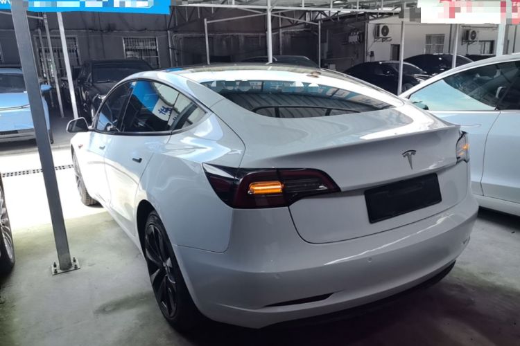 Used Tesla Model 3 2021 Revised Version Standard Range Rear-Wheel Drive Upgraded Edition 3D1 Rear Left 45 Deg
