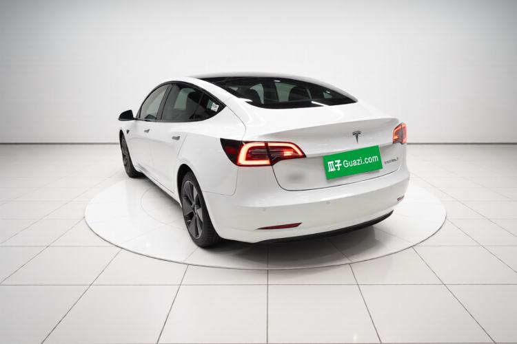 Used Tesla Model 3 2021 Standard Range Rear-Drive Upgraded Version Rear Left 45 Deg