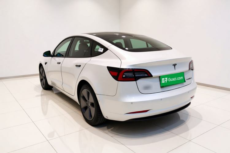 Used Tesla Model 3 2021 Standard Range Rear-Wheel Drive Upgraded Version 3D6 Rear Left 45 Deg