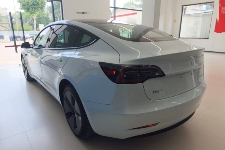 Used Tesla Model 3 2021 Standard Range Rear-Wheel Drive Upgraded Version 3D6 Rear Left 45 Deg