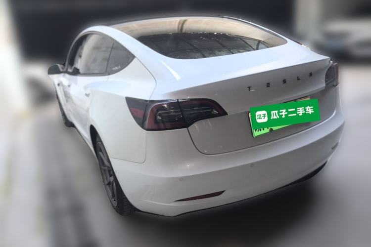 Used Tesla Model 3 2021 Standard Range Rear-Wheel Drive Upgraded Version 3D6 Rear Left 45 Deg