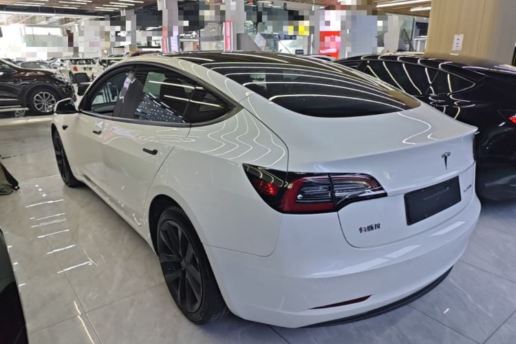 Used Tesla Model 3 2021 Revised Version Standard Range Rear-Wheel Drive Upgraded Edition 3D1 Rear Left 45 Deg