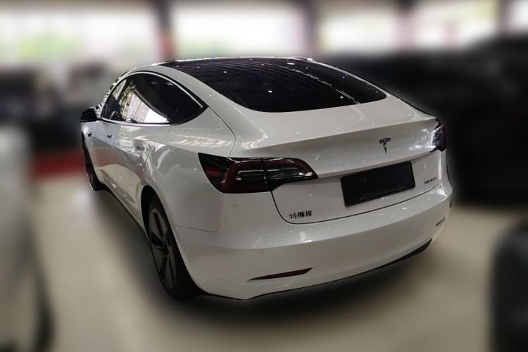 Used Tesla Model 3 2021 Standard Range Rear-Drive Upgraded Version Rear Left 45 Deg