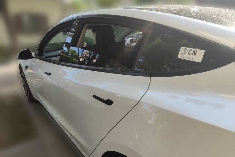 Used Tesla Model 3 2021 Revised Version Standard Range Rear-Wheel Drive Upgraded Edition 3D1 Rear Left 45 Deg