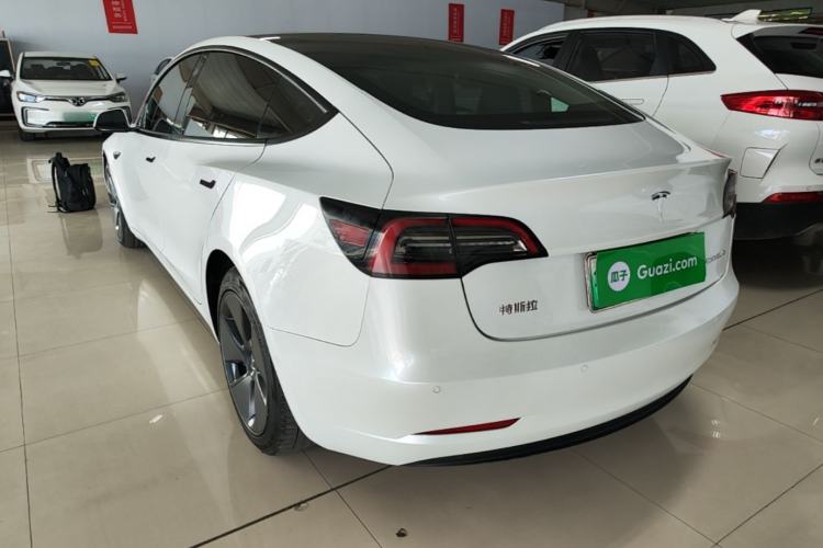 Used Tesla Model 3 2021 Standard Range Rear-Wheel Drive Upgraded Version 3D6 Rear Left 45 Deg