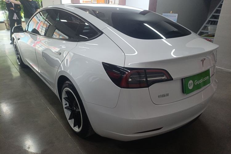 Used Tesla Model 3 2021 Standard Range Rear-Wheel Drive Upgraded Version 3D6 Rear Left 45 Deg