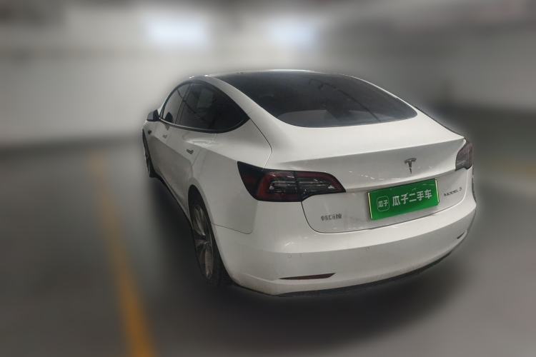 Used Tesla Model 3 2021 Standard Range Rear-Wheel Drive Upgraded Version 3D6 Rear Left 45 Deg