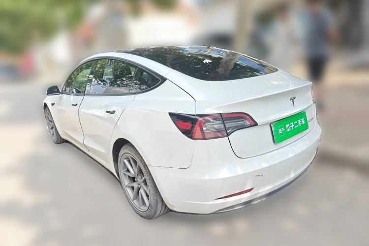 Used Tesla Model 3 2021 Standard Range Rear-Drive Upgraded Version Rear Left 45 Deg
