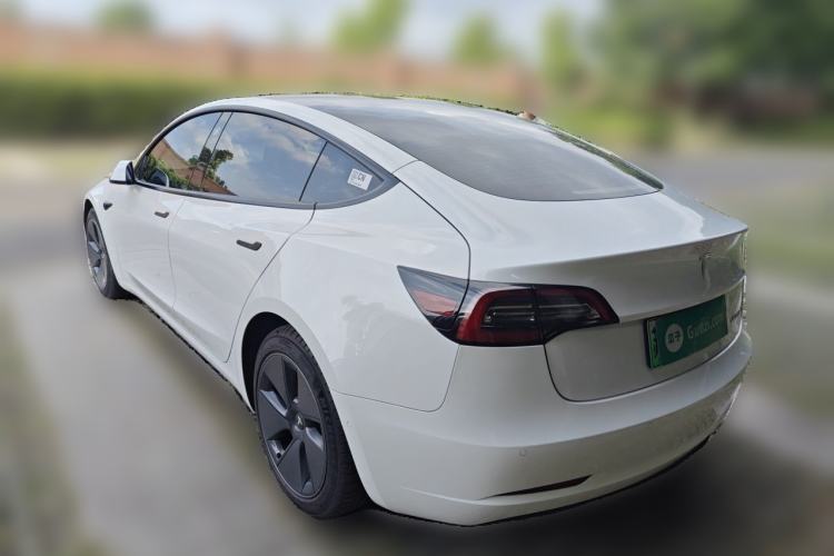 Used Tesla Model 3 2021 Standard Range Rear-Wheel Drive Upgraded Version 3D6 Rear Left 45 Deg
